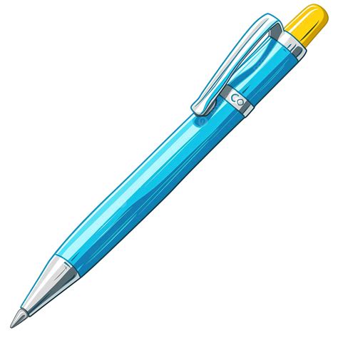 School Materials Clipart Cartoon Ballpen, Pen, School, Material PNG ...