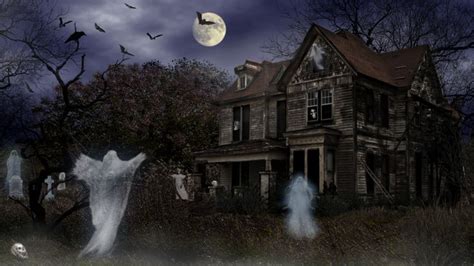 Haunted House Halloween Wallpapers 4K, Full HD Mobile&Desktop | EverestHill.com | Scary houses ...