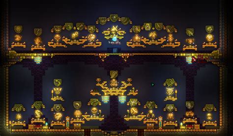 Luxurious Trophy Room : r/Terraria