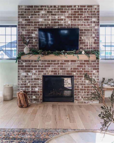 How To Decorate Brick Fireplace Wall – Fireplace Guide by Linda