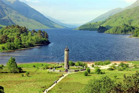 HD wallpaper: glenfinnan monument, places of interest, scotland, landscape | Wallpaper Flare