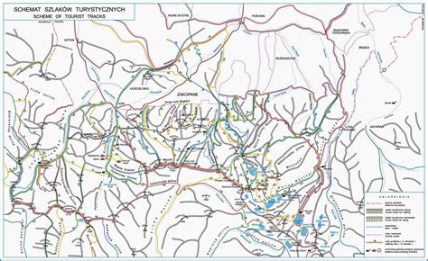 Tatra Mountains Hiking Map