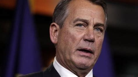 Republican House Speaker John Boehner news conference - BBC News