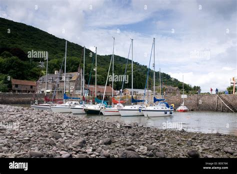 Porlock Weir North Somerset England Stock Photo - Alamy