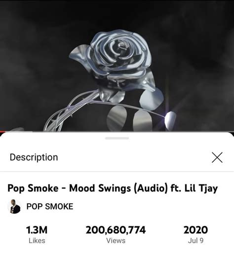 Mood Swings hit 200M 💫 : r/PopSmoke