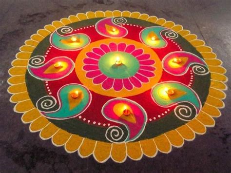 Happy Diwali Rangoli Designs 2022: Top 10 Easy Rangoli Designs That You Must Try at Home on This ...