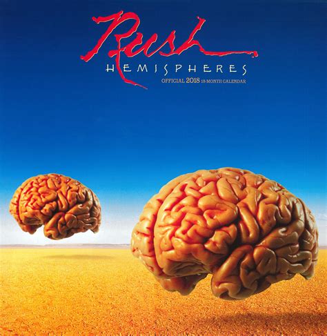 The 2018 Hemispheres 40th Anniversary Rush Wall Calendar