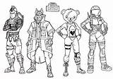 Fortnite Coloring Pages Battle Royale Printable PDF » Print Color Craft sketch template