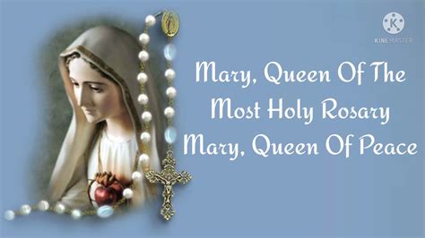 Mary Queen of the Most Holy Rosary, Mary Queen of Peace - YouTube