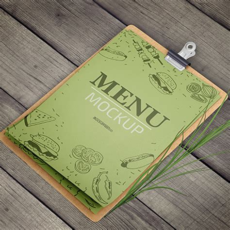 Free Menu Mockup In PSD » CSS Author