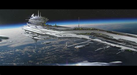 Spacestation concept by AnthonyDevine | Futuristic architecture ...