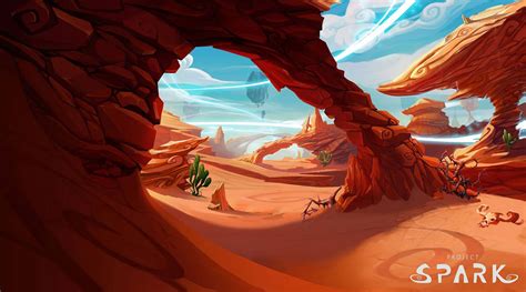 Desert - Characters & Art - Project Spark | Desert concept art, Environment concept art, Desert ...