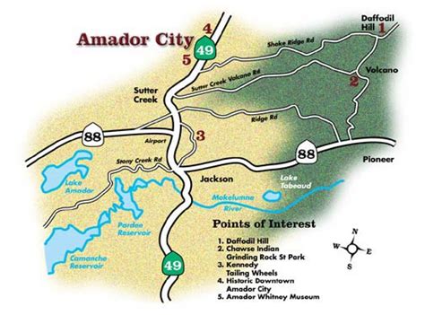 Amador City Map and Directions