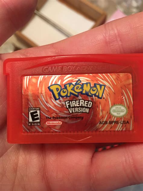 Is this Pokémon FireRed cartridge authentic? : Gameboy