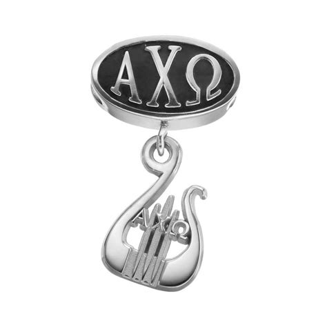 LogoArt Alpha Chi Omega Sterling Silver Sorority Symbol Charm | Chi ...