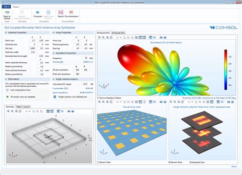 How to Synthesize the Radiation Pattern of an Antenna Array | COMSOL ブログ