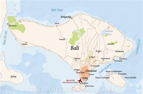 Bali map