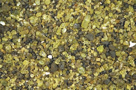 Olivine-basalt sand (marine beach sand, modern; Green Sand… | Flickr