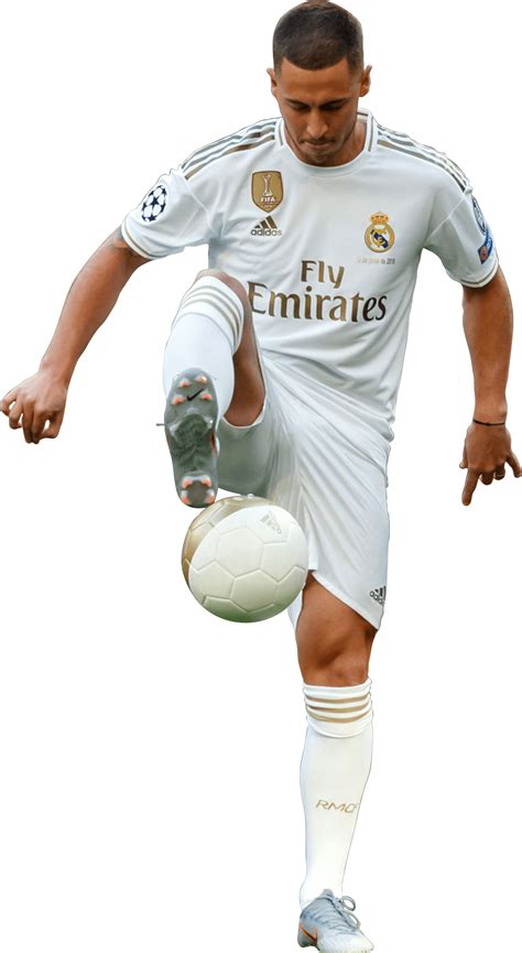 Eden Hazard Real Madrid football render - FootyRenders