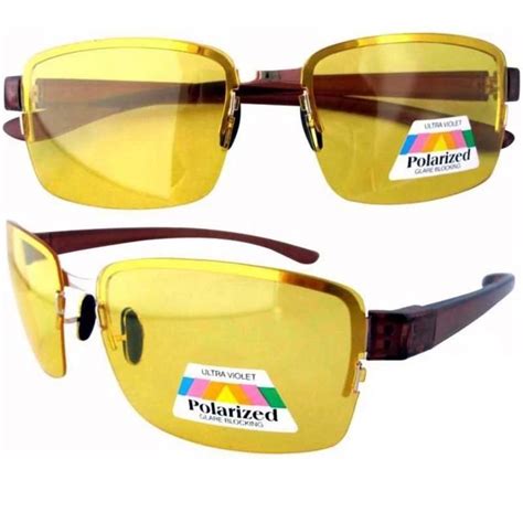 P11004 1 Yellow Lens Shooting Glasses 1.1mm Polarized Night Driving ...