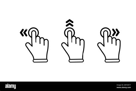 Touchscreen Gestures High Res Vector Graphic Getty Im - vrogue.co