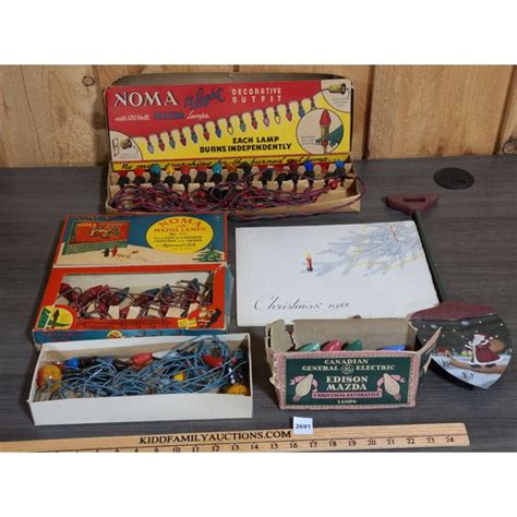 JOB LOT - QTY VINTAGE CHRISTMAS LIGHTS - Kidd Family Auctions