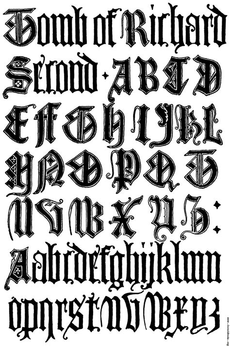 14 Old English Gothic Letters Font Images - Gothic Alphabet Letters, Old English Font Letters ...