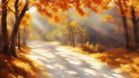 Autumn Forest Path Live Wallpaper - MoeWalls