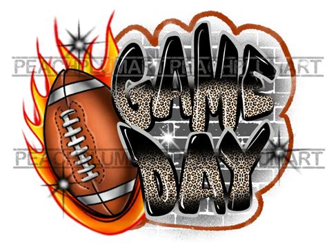 Game Day Football Png, Game Day Football Svg, Team Spirit Png, Sports ...