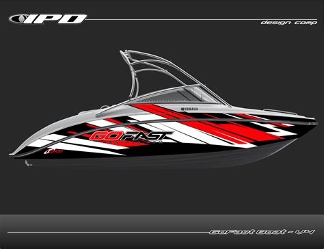 Custom Boat Wrap Design (50% Balance, Full Wrap) – IPD Jet Ski Graphics