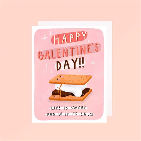 Happy Galentine's Day Card Punny Galentine's Card | Etsy