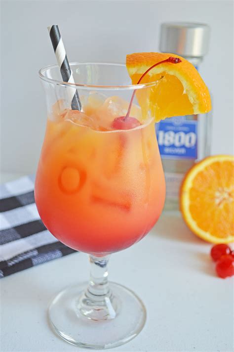 Tequila Sunrise Cocktail Recipe » Sunny Sweet Days