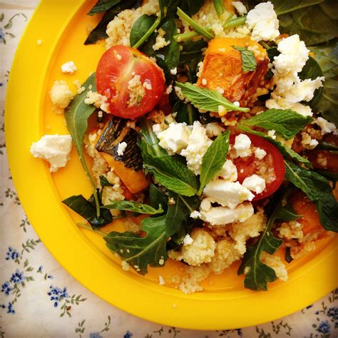 roast pumpkin & feta couscous salad - my lovely little lunch box