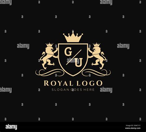 Gu letter logo hi-res stock photography and images - Alamy