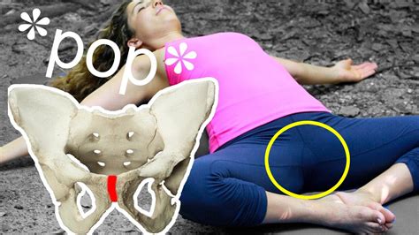 How To Crack Your Pubic Symphysis ★ Gentle DIY Pelvic Adjustment ★ Groin Pain Relief - YouTube