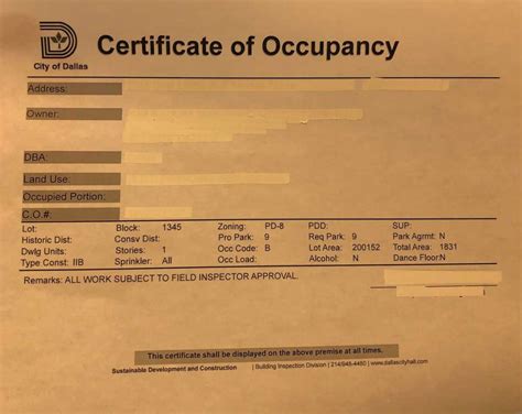 What Is a Certificate of Occupancy?