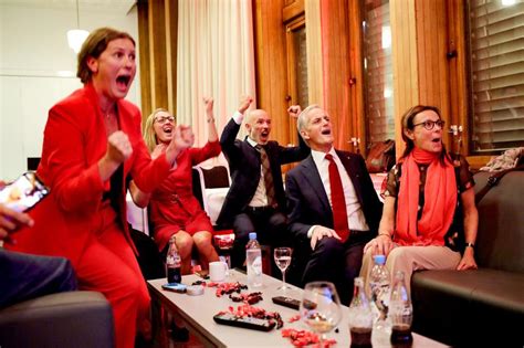 Left-wing parties win Norwegian general election - Taipei Times