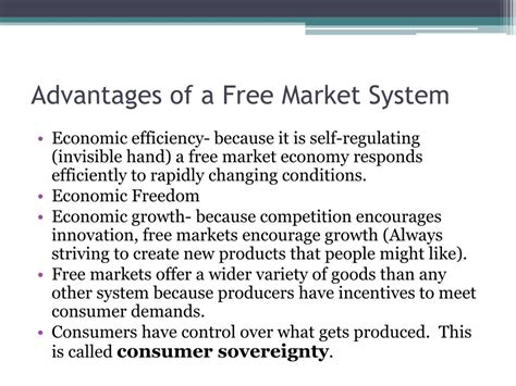 PPT - Free Market Economy PowerPoint Presentation, free download - ID ...