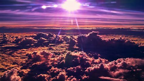 Purple Clouds Sunset - High Definition Wallpapers - HD wallpapers