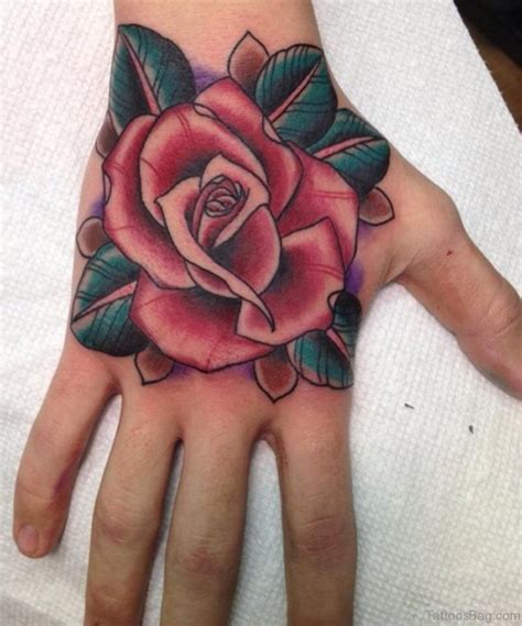 50 Cute Flower Tattoos On Hand - Tattoo Designs – TattoosBag.com