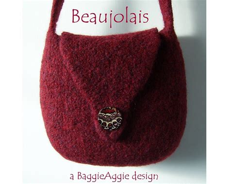 DOWNLOADABLE Felted Bag Pattern Felted Purse by baggieaggie