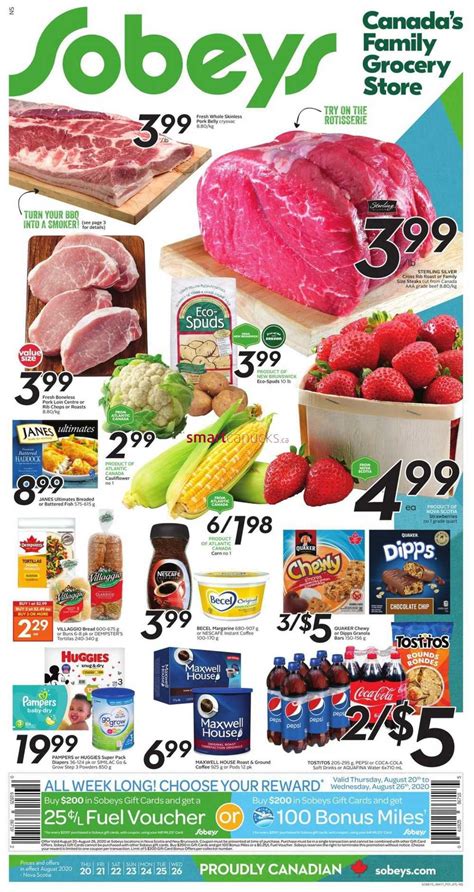 Sobeys (Atlantic) Flyer August 20 to 26