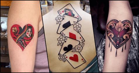 25+ Fantastic Queen Of Hearts Tattoos Ideas and Designs