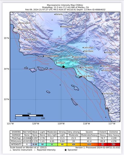 Strong earthquake hits metro Los Angeles