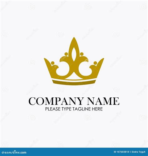 Crown Logo for Jewelry Company Stock Illustration - Illustration of ...