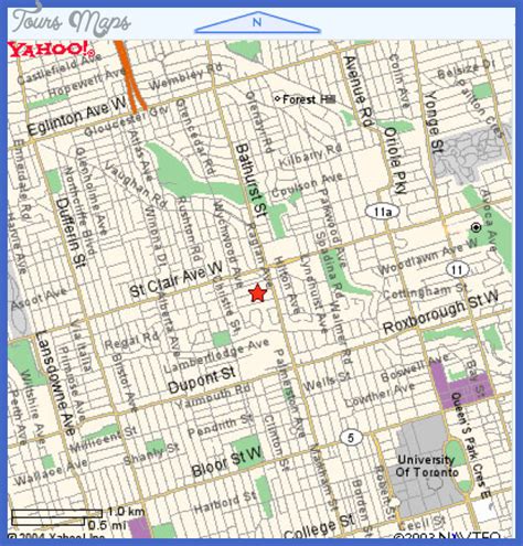 Toronto Map Tourist Attractions - ToursMaps.com