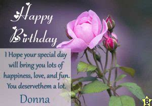 happy birthday donna images with quotes | Birthday Star