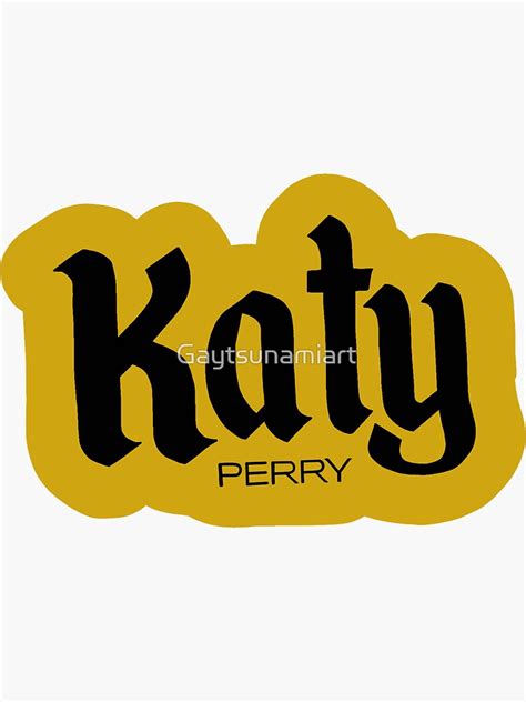 Pegatina «Logotipo de Katy Perry de Witness» de Gaytsunamiart | Redbubble