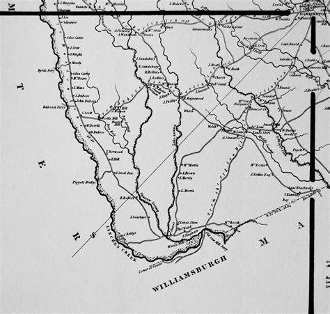 Mill's Map of Darlington County - Ca. 1825 - Darlington County