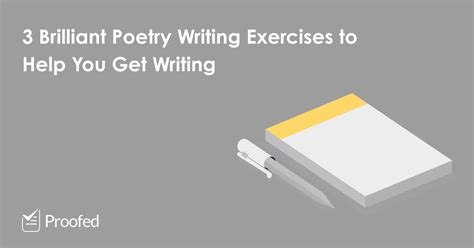 3 Brilliant Poetry Writing Exercises | Proofed's Writing Tips